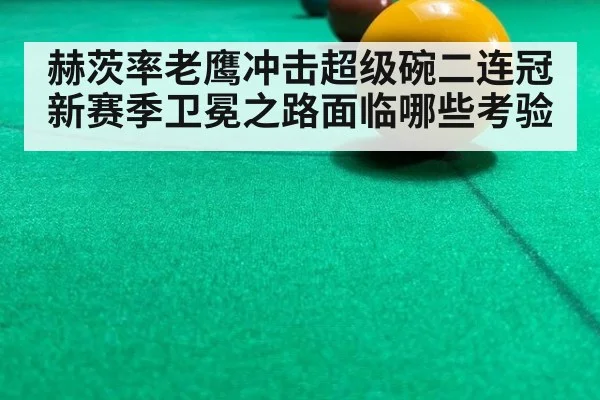 赫茨率老鹰冲击超级碗二连冠 新赛季卫冕之路面临哪些考验