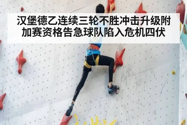 汉堡德乙连续三轮不胜冲击升级附加赛资格告急球队陷入危机四伏